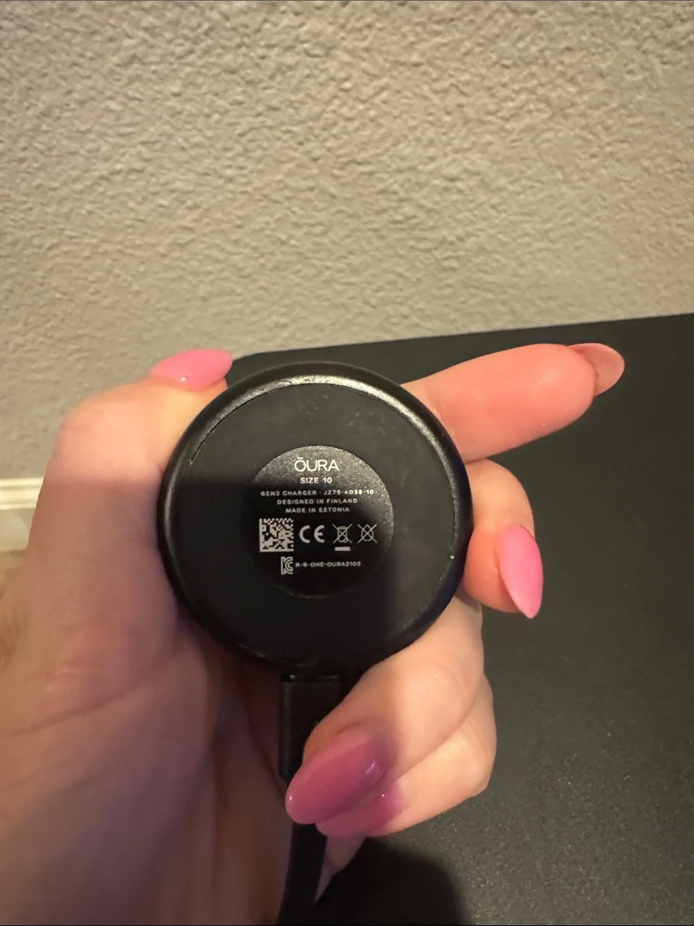 Oura Ring Gen3 Horizon - Silver - Size 10- Smart Ring.